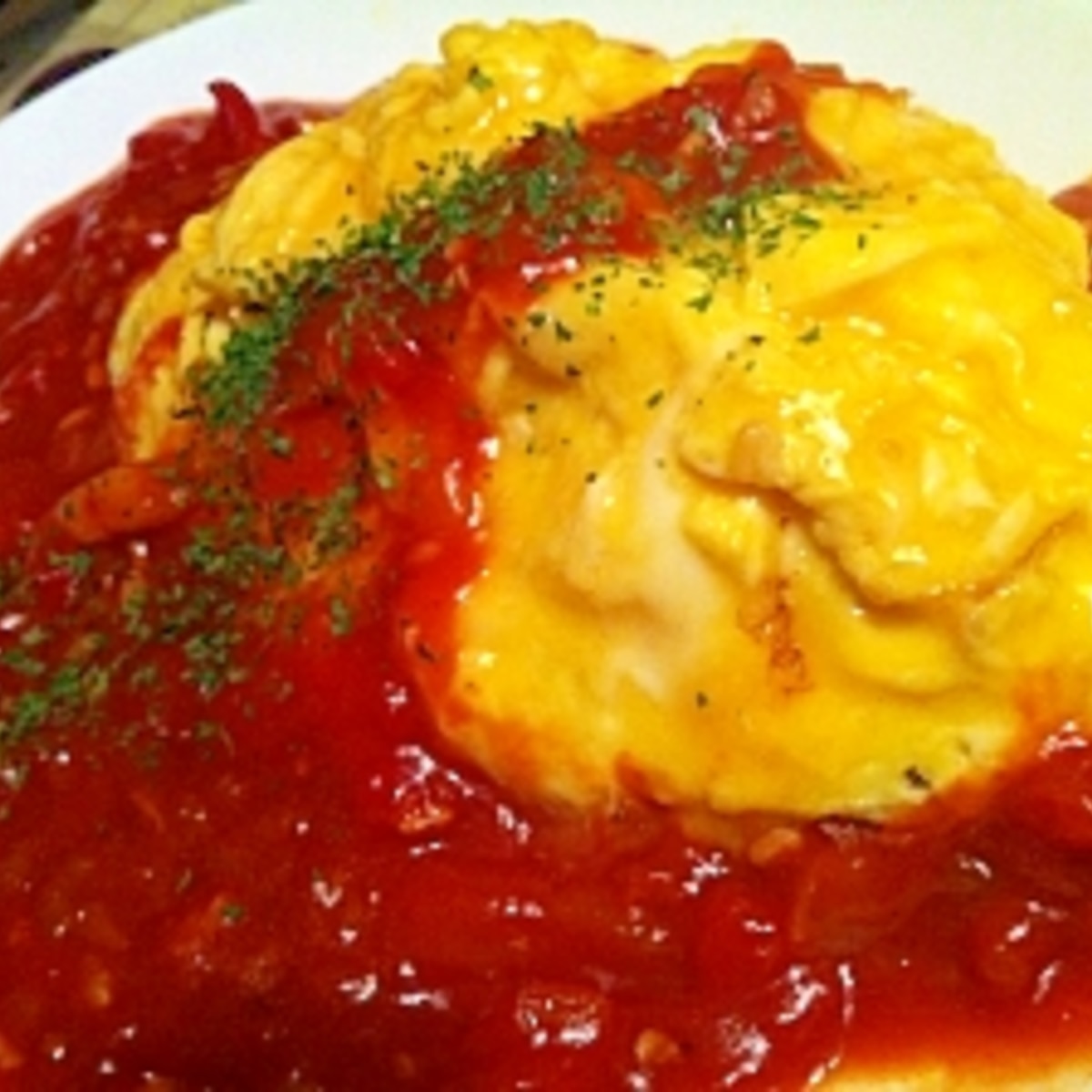もったりたっぷりのトマトソースオムライス レシピ 作り方 By 嵯峨 恭也 楽天レシピ もったりたっぷりのトマトソースオムライス レシピ 作り方 By 嵯峨 恭也 楽天レシピ